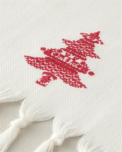 Deer Tree Кърпа За Сушене Памук 30x50 см Бял