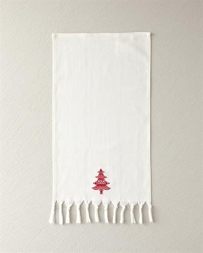 Deer Tree Кърпа За Сушене Памук 30x50 см Бял