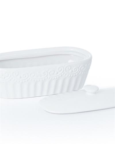 Defina Кутия За Съхранение Доломит 21x10x8,5 см Бял