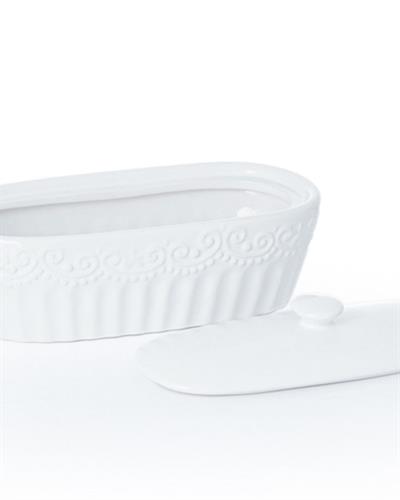 Defina Кутия За Съхранение Доломит 21x10x8,5 см Бял