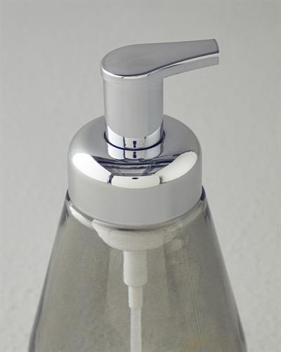 Delicia Дозатор За Течен Сапун За Баня Стъкло 10x10x18см Антрацит