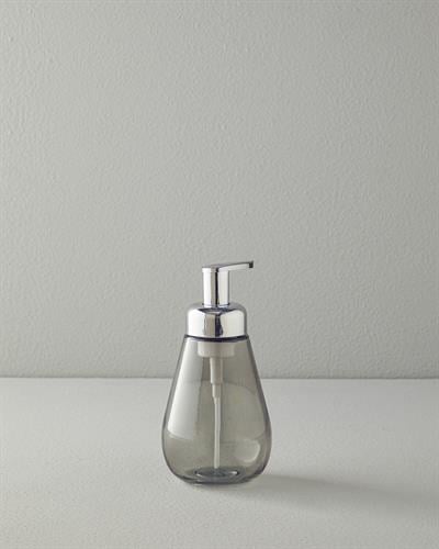 Delicia Дозатор За Течен Сапун За Баня Стъкло 10x10x18см Антрацит