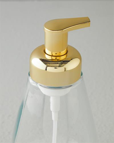 Delicia Дозатор За Течен Сапун За Баня Стъкло 10x10x18см Прозрачен