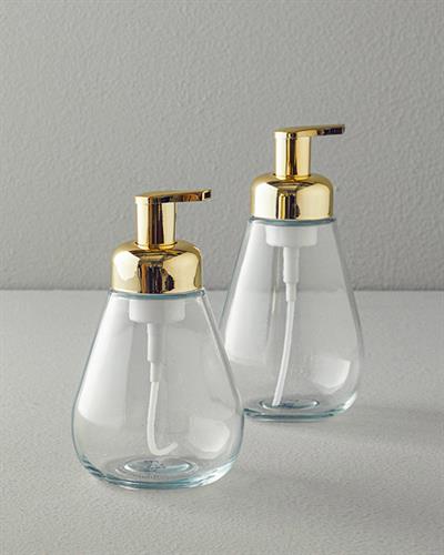 Delicia Дозатор За Течен Сапун За Баня Стъкло 10x10x18см Прозрачен