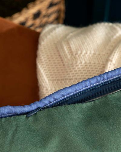 Delilah Пълнена Възглавница Отпечатан, Екрю-Индиго, 45 X 45 Cm