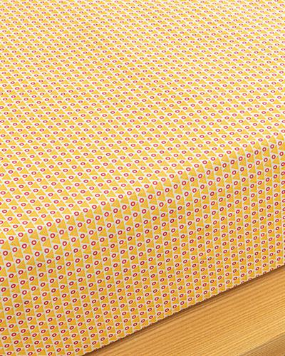 Delta Чаршафи Единичен Размер, Лесно За Гладене, Жълто, 160 X 240 Cm