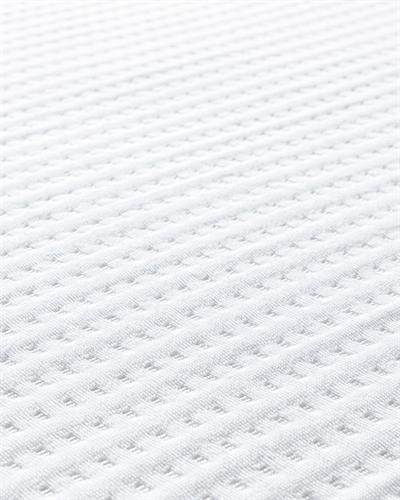 Deluxe Протектор Единичен Размер, Полиестер, Бяло, 100 X 200 + 30 Cm