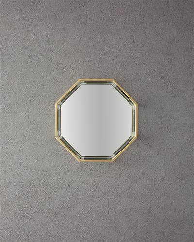 Deluxe Декоративен Поднос Стъкло 19x19x3,5 см Златен