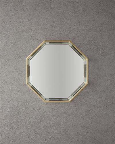 Deluxe Декоративен Поднос Стъкло 23,8x23,8x3,5 см Златен