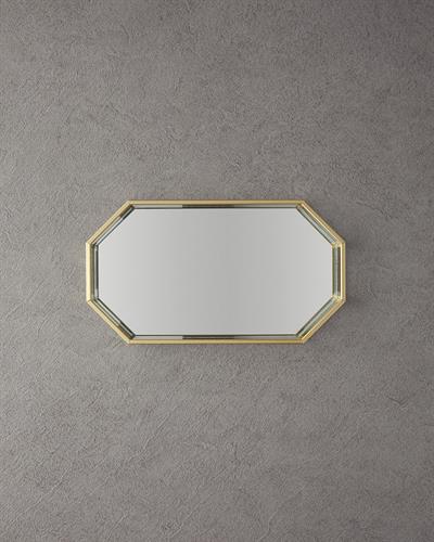 Deluxe Декоративен Поднос Стъкло 27,5x15x2,5 см Златен