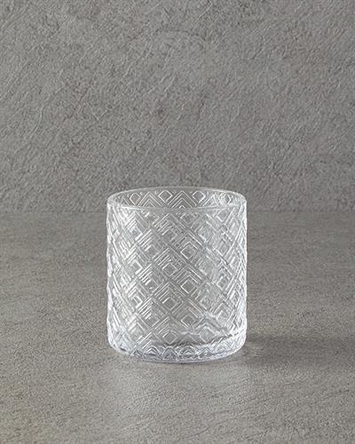 Deluxe Комплект За Баня 3 бр. Стъкло 8,5x11+12,5x3+8,5x13,5 см Прозрачен