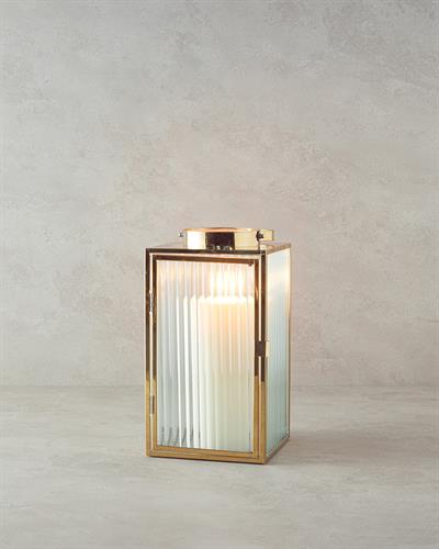 Deluxe Metal Lantern 39 cm Gold