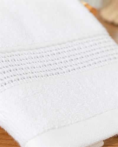 Deluxe Cottony Low Twist Hand Towel 30x50 cm White