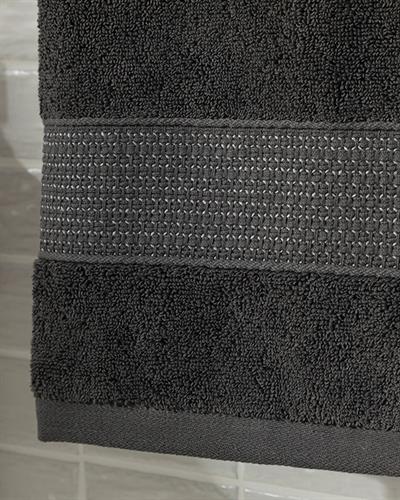 Deluxe Cottony Low Twist Face Towel 50x90 cm Anthracite