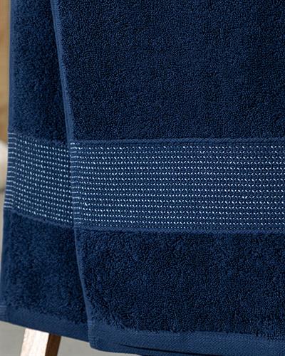 Deluxe Хавлия За Баня Low Twist, Памучен, Тъмно Синьо, 70 X 140 Cm
