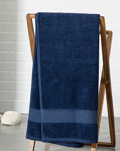 Deluxe Cottony Low Twist Bath Towel 90x150 cm Dark Blue
