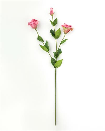 Deluxe Roses Изкуствено Цвете Един Стрък 72 см Цикламен