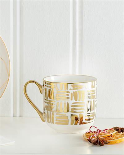 Demy Чаша New Bone 380 мл Златен