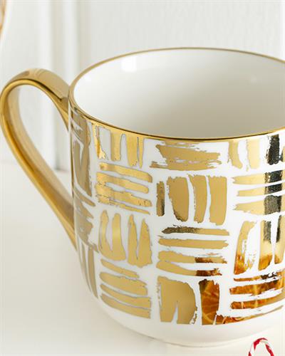 Demy Чаша New Bone 380 мл Златен