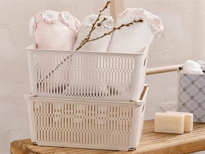 Dena КОШНИЦА Пластмасов 23x28x12 CM Beige