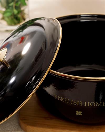 Denby Тиган За Пържене Емайлиран 22 см Черен