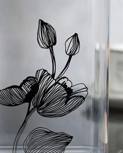 Denby Elegant Съд За Съхранение С дървен капак Пластмаса 2 л Прозрачен