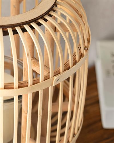 Denita Lantern 22,5x22,5x43 cm Brown