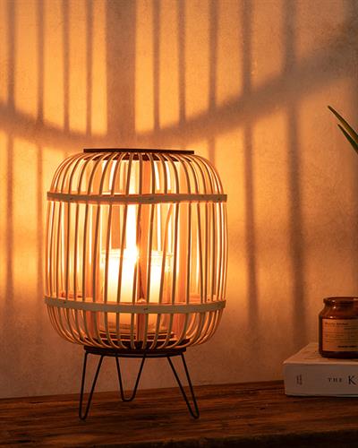 Denita Lantern 22,5x22,5x43 cm Brown