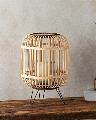 Denita Lantern 22,5x22,5x43 cm Brown