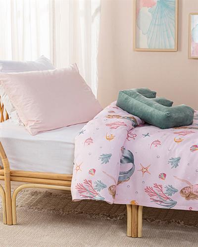 Deniz Kızı Детско Лятно Одеяло Памучен, Розово, 150 X 200 Cm