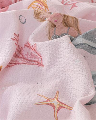 Deniz Kızı Детско Лятно Одеяло Памучен, Розово, 150 X 200 Cm