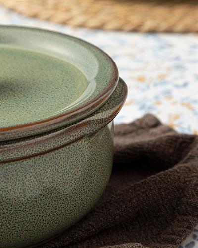 Dentro Мини Тенджера Керамика 14 см. Зелен