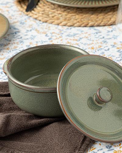 Dentro Мини Тенджера Керамика 14 см. Зелен