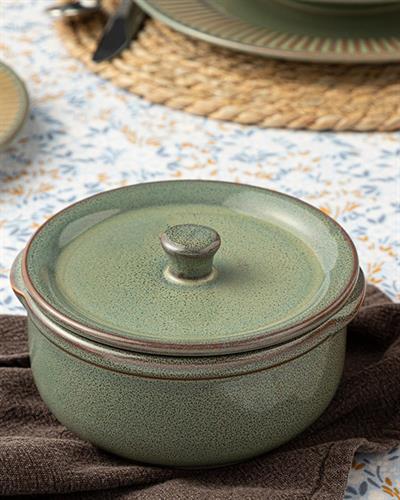 Dentro Мини Тенджера Керамика 14 см. Зелен