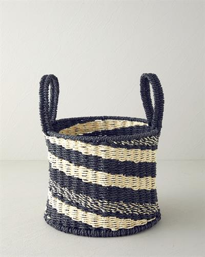 Denver Кошница Хартиено влакно 25x20 см Натурален - Черен