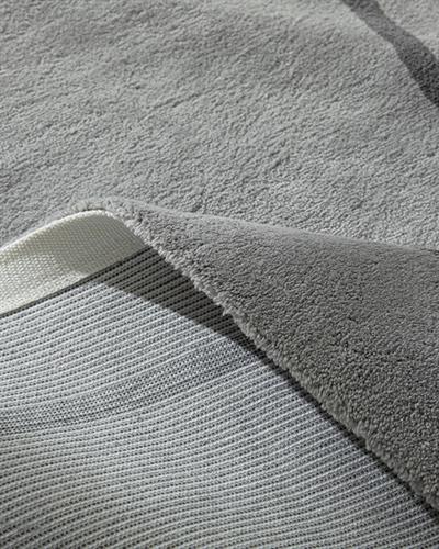 Dia Cotton Bathroom Mat 60x90 cm Gray - Dark Gray