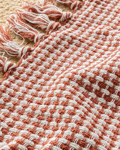 Dialine Шал За Диван 130x170 см Червен