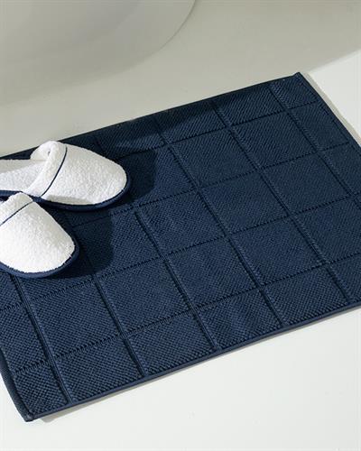 Diamond Кърпа За Крака Ориз 50x70 см Морскосин