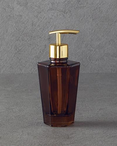 Diamond Дозатор За Течен Сапун За Баня Стъкло 9x9x16,5см Brown