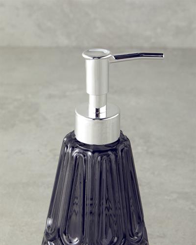Diana Glass Liquid Soap Dispense 10x22 cm Anthracite