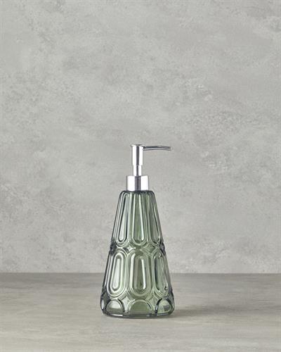 Diana Glass Liquid Soap Dispense 10x22 cm LightGreen
