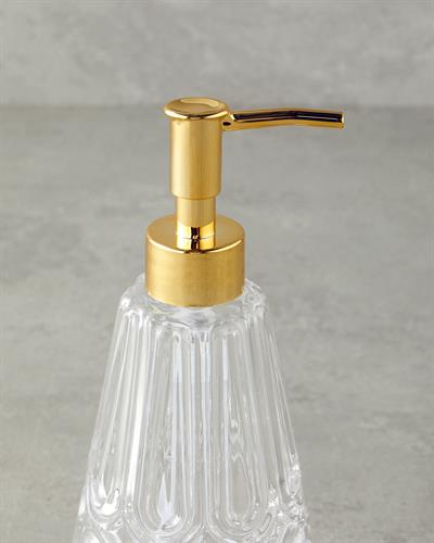 Diana Glass Liquid Soap Dispense 10x22 cm Transparent