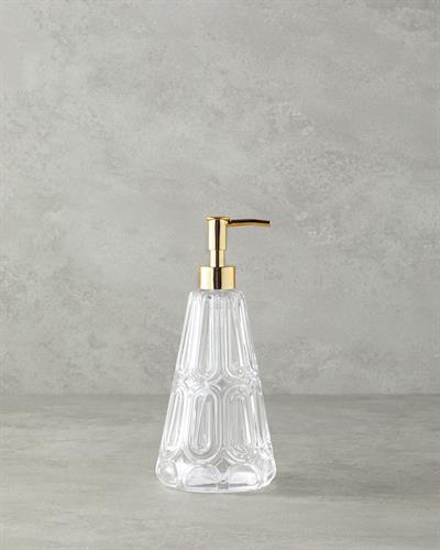Diana Glass Liquid Soap Dispense 10x22 cm Transparent