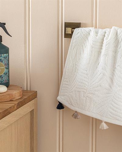 Diana Хавлии За Ръце От Жакард, Памучен, Екру, 30 X 40 Cm