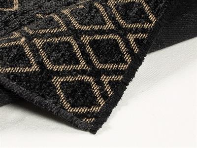 Diaz Chenille-Jute Carpet 120x180 cm Black