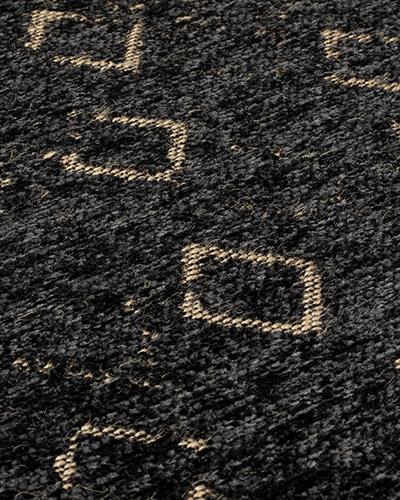 Diaz Килим Шенил, Черно, 80 X 150 Cm