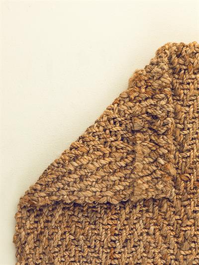 Dimaris Декоративен Килим От Юта 75x120 см Натурален