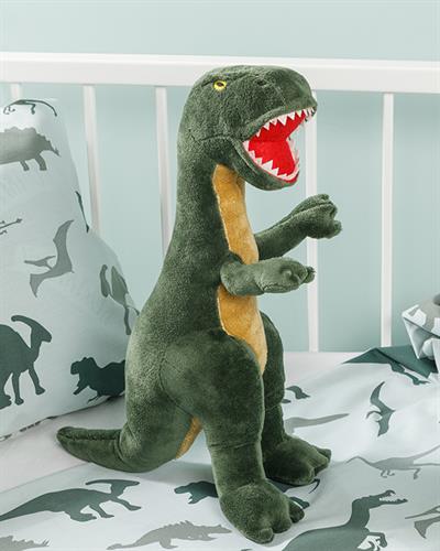 Dinasours Dekoratıf Kırlent Полиестер, Зелено, 45 X 16