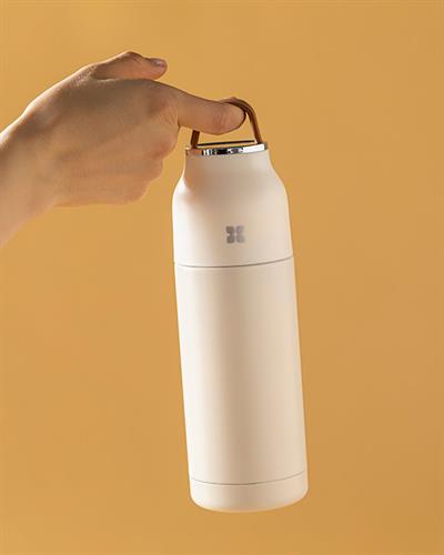 Domino Термос Неръждаема стомана 350 мл.. Кремав