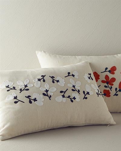 Dora Декоративна Възглавница 33x50 см Черен - Бял